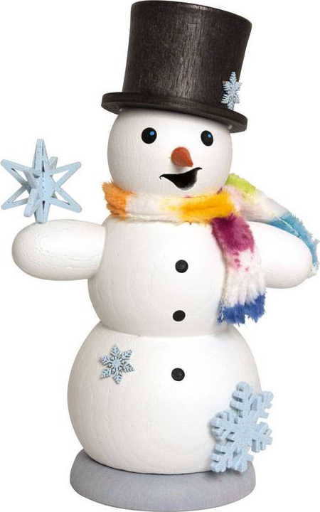 Fröhliche Winterfreunde: Die Räuchermännchen-Schneemänner von Kuhnert