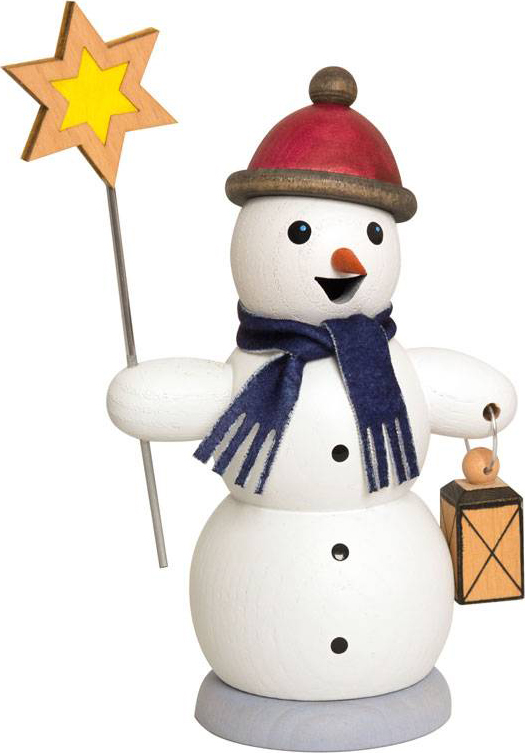 Fröhliche Winterfreunde: Die Räuchermännchen-Schneemänner von Kuhnert