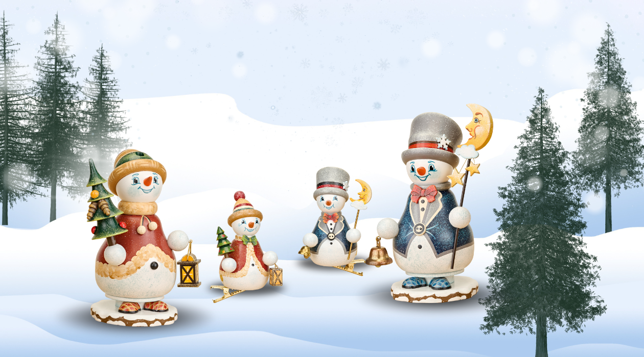 Winterliche Schneemann-Neuheiten von Hubrig 2026