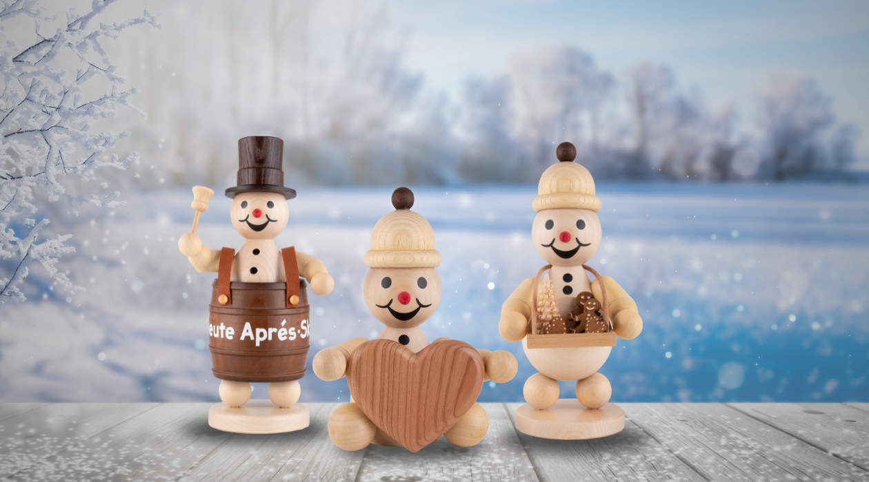 Winterliche Charakterköpfe aus dem Erzgebirge – Die Neuheiten 2025 von Volkmar Wagner