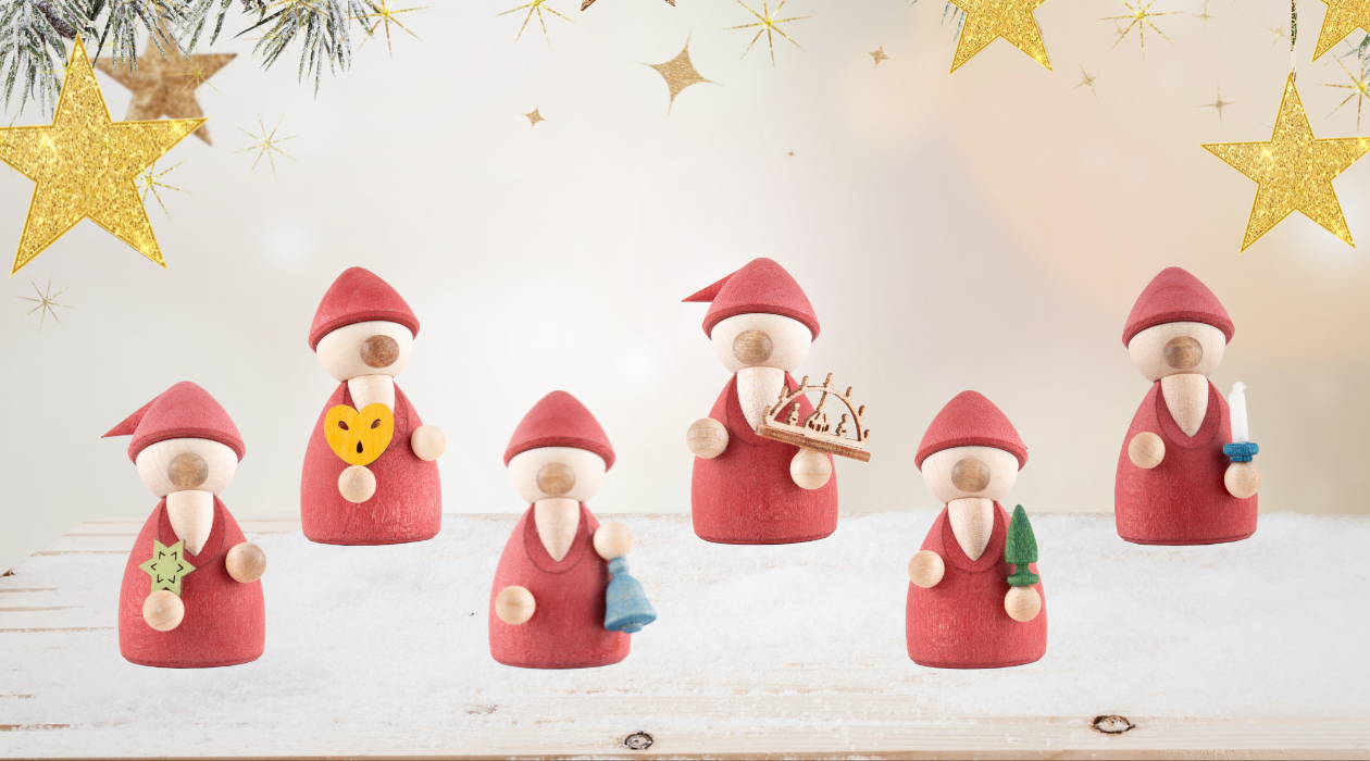 Die fröhlichen roten Wichtel von Frank Günther – kleine Handwerkskunst mit großem Charme